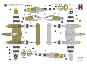Hobby 2000 48027 P-38J Lightning ETO 1944 (ACADEMY+ CARTOGRAF + MASKS) 1/48 – image 2