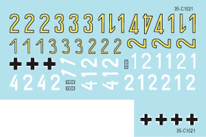 Star Decals 35-C1021 SS-Panthers # 1 1/35 – zdjęcie 2