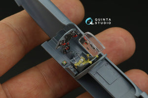 Quinta Studio QD48247 P-39 3D-Printed &amp;amp; coloured Interior on decal paper ( Eduard ) 1/48 – immagine 8