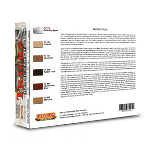 Lifecolor SPG02 Pigments and colours for Tracks 6x22ml – zdjęcie 2