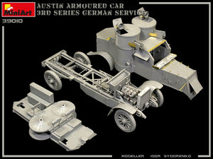 Miniart 39010 AUSTIN ARMORED CAR 3rd SERIES: GERMAN, AUSTRO-HUNGARIAN, FINNISH SERVICE. INTERIOR KIT 1/35 – image 7