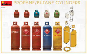 MiniArt 35619 PROPANE/BUTANE CYLINDERS 1/35 – zdjęcie 5