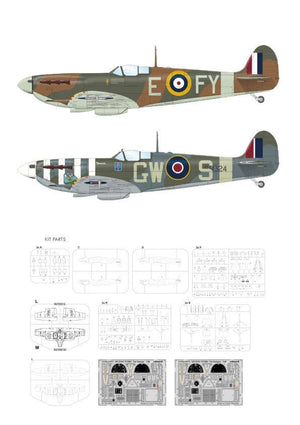 Eduard 11153 SPITFIRE STORY The Sweeps Spitfire Mk.Vb Limited edition 1/48 – image 2