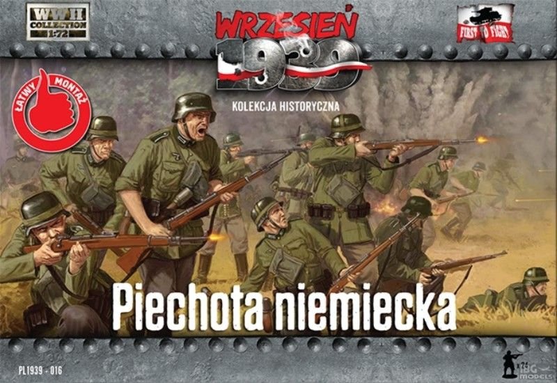 First to Fight PL016 Piechota niemiecka 1/72