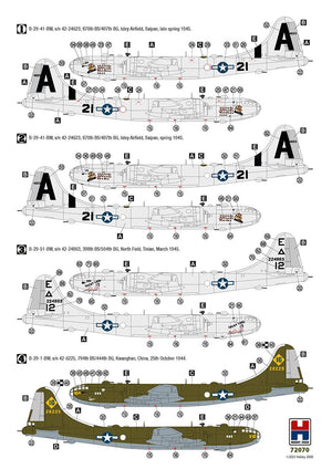 Hobby 2000 72070 B-29 Superfortress ( ACADEMY + CARTOGRAF + MASKI ) 1/72 – zdjęcie 5