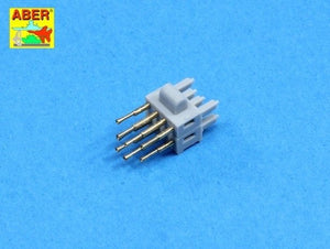 Aber 200L-06 Set of barrels for one eight-barrelled two-pounder &amp;#39;pom-pom&amp;#39; A/A gun 1/200 – immagine 4