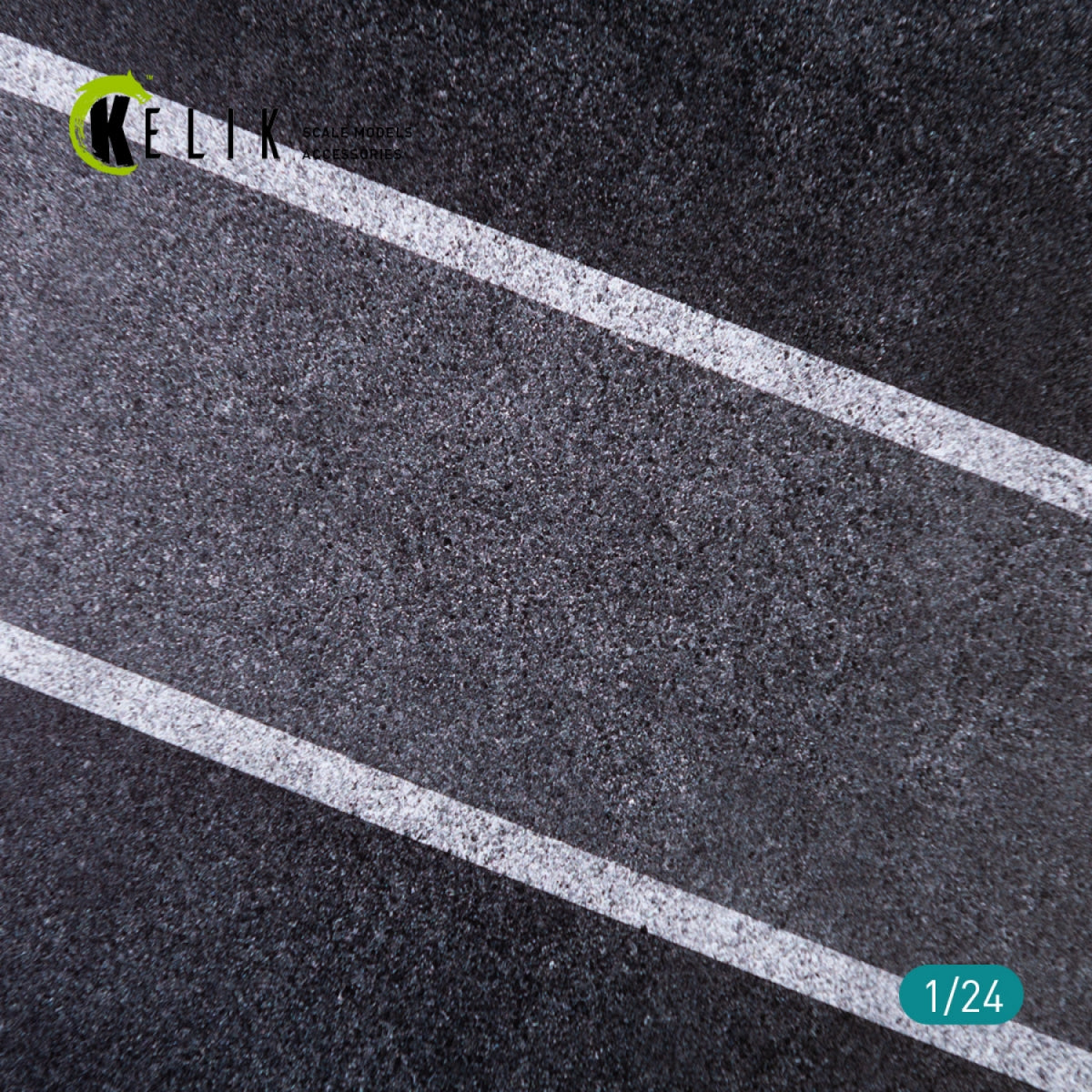 KELIK KS24005 ASPHALT ROAD 24 HOURS OF LE MANS TYPE 3 BASE - ACRYLIC 3 MM (180 X 357 MM) 1/24 – zdjęcie 4