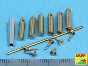 Aber 35L-164 Barrels for German WWI A7V Tank 1/35 – zdjęcie 2