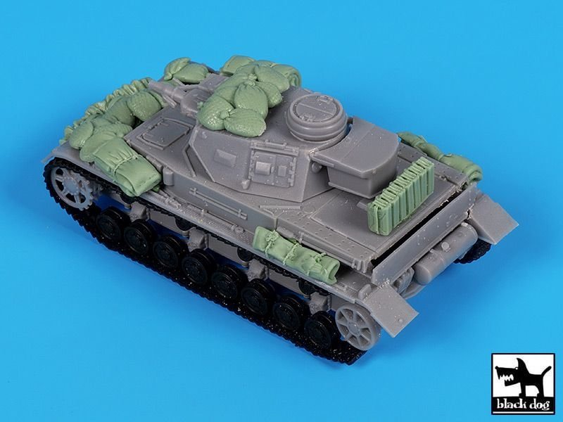 Ensemble d'accessoires Black Dog T72123 Pz.Kpfw IV pour Dragon 1/72