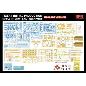 Rye Field Model 5131 Tiger I Initial Production Early 1943 w/ Full Interior Updated Version 1/35 – zdjęcie 5