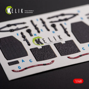 KELIK K48113 UH-60A Black Hawk - Type 1 interior 3D decals for ICM kit 1/48 – zdjęcie 11