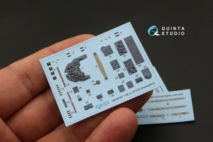 Quinta Studio QD48092 Ju 87D/G 3D-Printed &amp;amp; coloured Interior on decal paper (for Hasegawa kit) 1/48 – zdjęcie 3