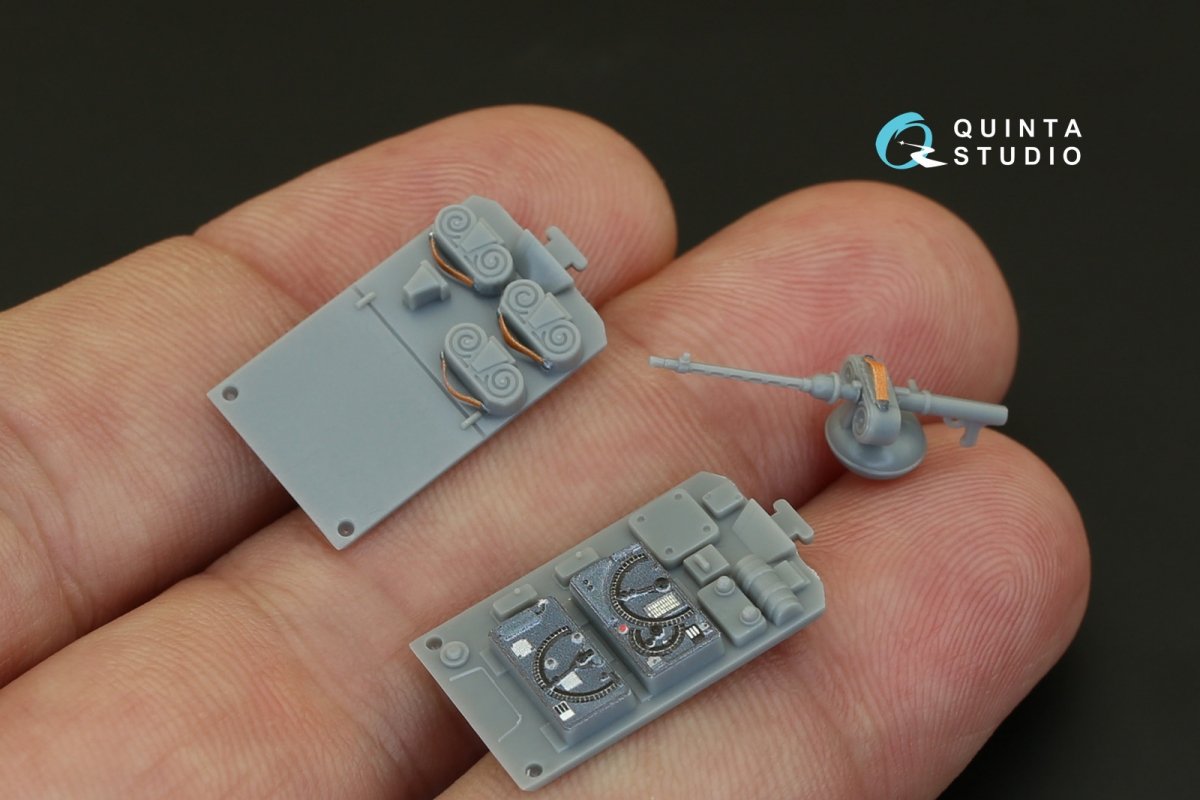Quinta Studio QD48078 Fi-156 3D-Printed &amp;amp; coloured Interior on decal paper (for Tamiya kit) 1/48 – Bild 8
