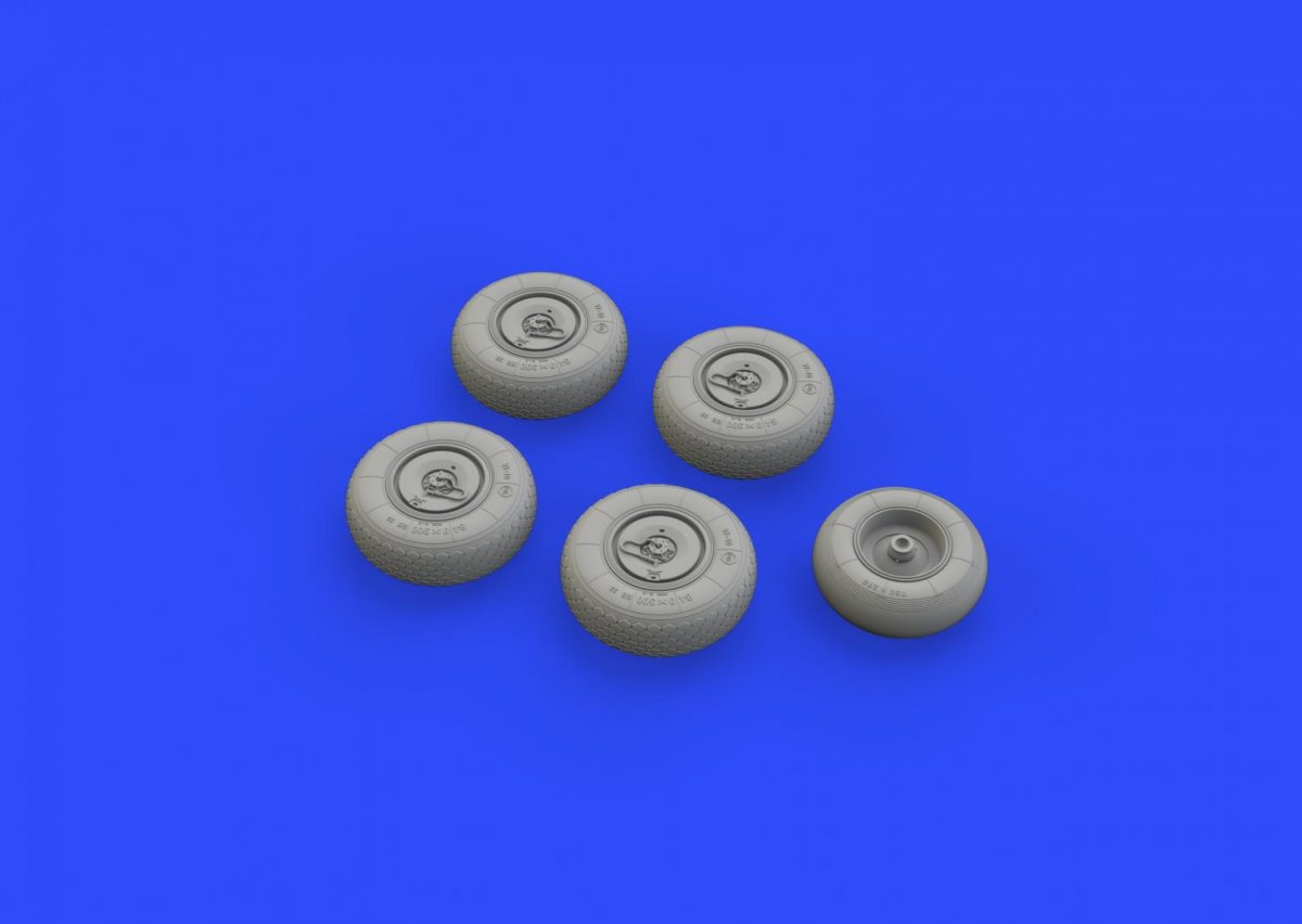 Eduard 648328 He 219 wheels TAMIYA 1/48 – zdjęcie 5