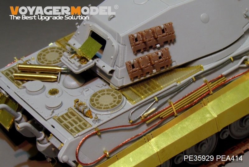Voyager Model PE35929 WWII German King Tiger (Porsche Turret) For HOBBYBOSS 84530 1/35 – zdjęcie 13