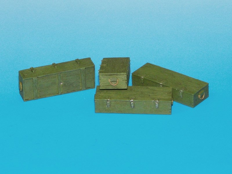 Eureka XXL E-017 Wooden Ammo Boxes for 12.8 cm Pak 44/Kw.K. 1/35 – image 4