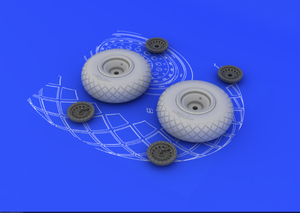 Eduard 648078 B-17 wheels 1/48 REVELL, MONOGRAM – zdjęcie 2