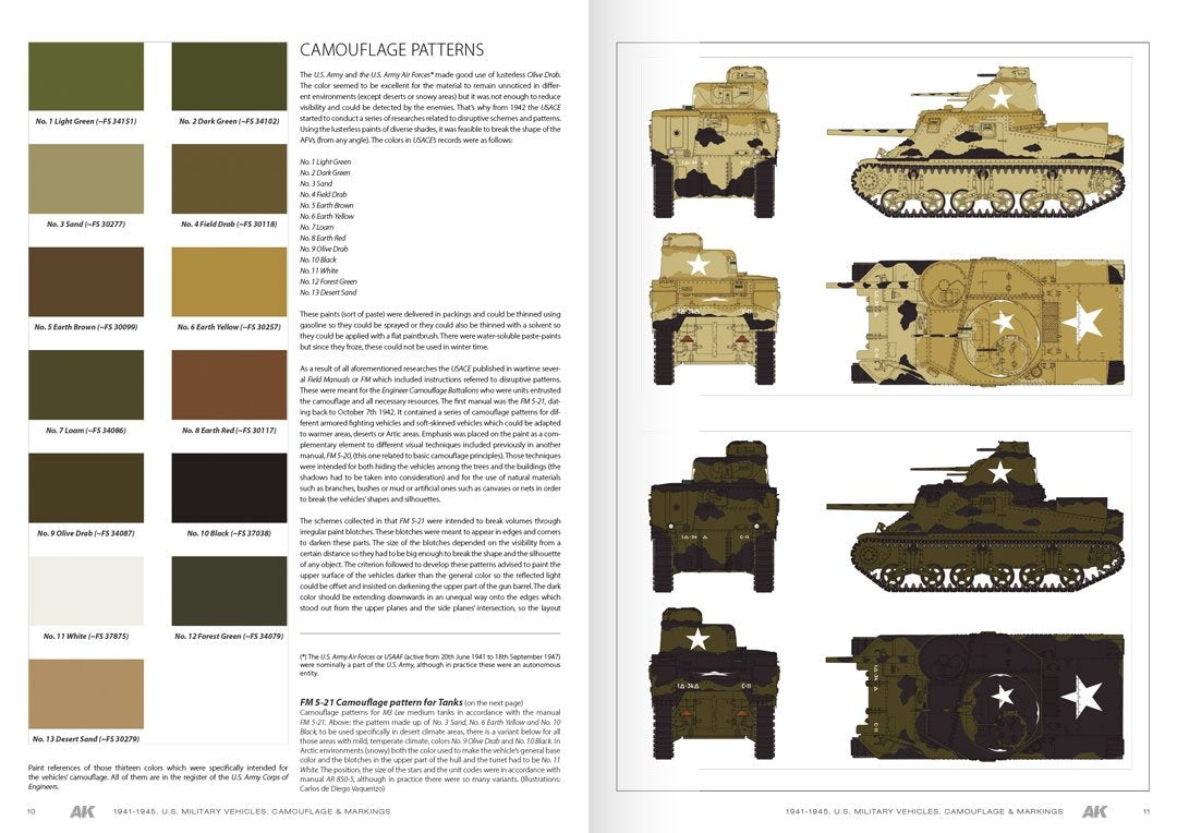 AK Interactive AK642 AMERICAN MILITARY VEHICLES – CAMOUFLAGE PROFILE GUIDE – image 2