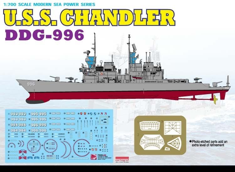 Dragon 7026 U.S.S. Chandler DDG-996 1/700 – zdjęcie 2