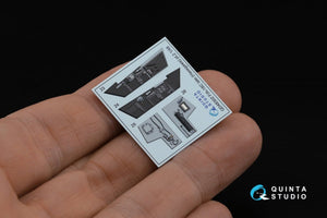 Quinta Studio QD48302 F/A-18C late 3D-Printed &amp;amp; coloured Interior on decal paper (Hasegawa) 1/48 – Bild 4