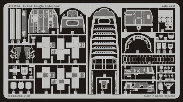 Eduard 49274 F-15C interior 1/48 Hasegawa – Bild 2