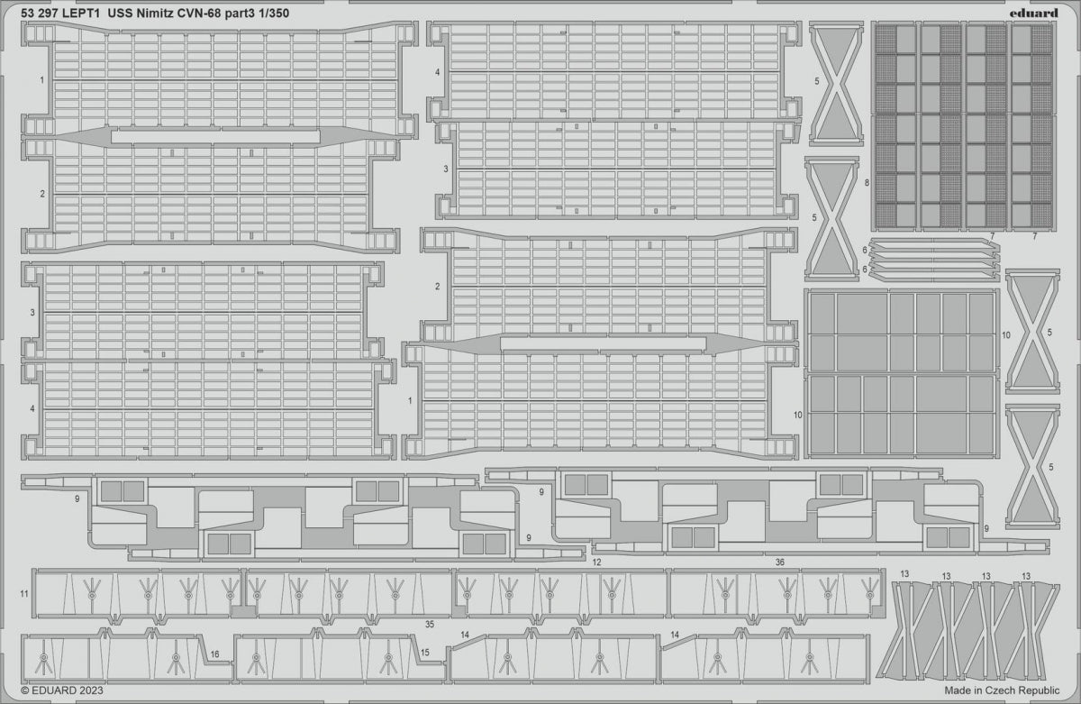 Eduard BIG5369 USS Nimitz CVN-68 PART I Trumpeter 1/350 – image 3