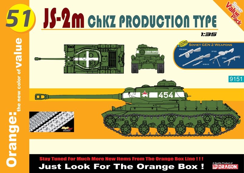 Cyber ​​Hobby 9151 JS-2m ChZK Type de production 1/35