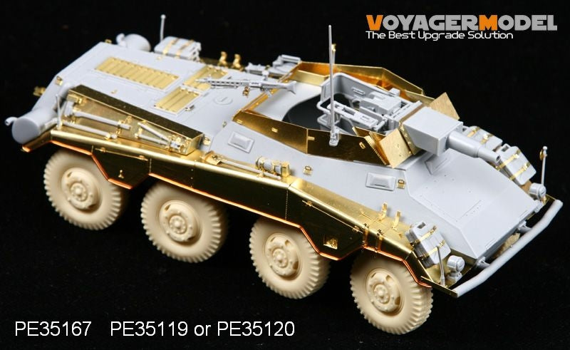 Voyager Model PE35167 WWII Sd.Kfz 234/3 8Rad For DRAGON 6257 1/35 – immagine 3