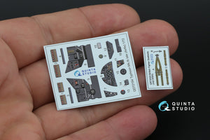 Quinta Studio QD72154 Typhoon Mk.1B Late 3D-Printed colored Interior on decal paper (Airfix) 1/72 – image 3
