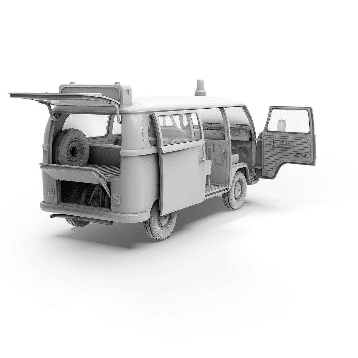 AK Interactive AK35033 T2 MODEL 1967 AIRPORT BUS 1/35 – zdjęcie 11