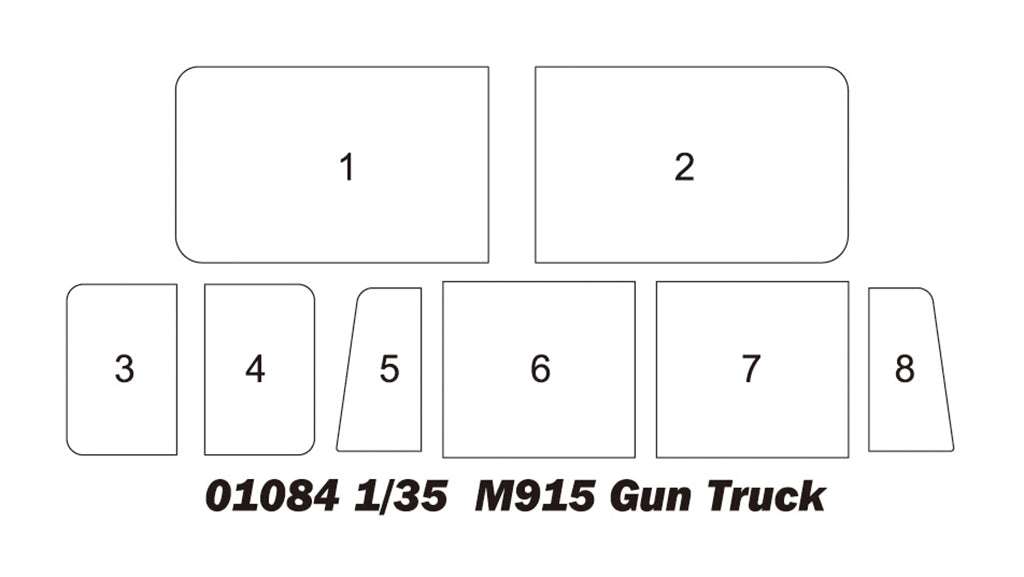Trumpeter 01084 M915 Gun Truck 1/35 – zdjęcie 5