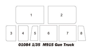 Trumpeter 01084 M915 Gun Truck 1/35 – zdjęcie 5