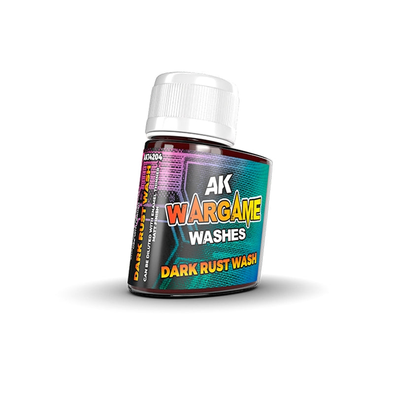 AK Interactive AK14204 DARK RUST WASH – WARGAME SERIES 35ml