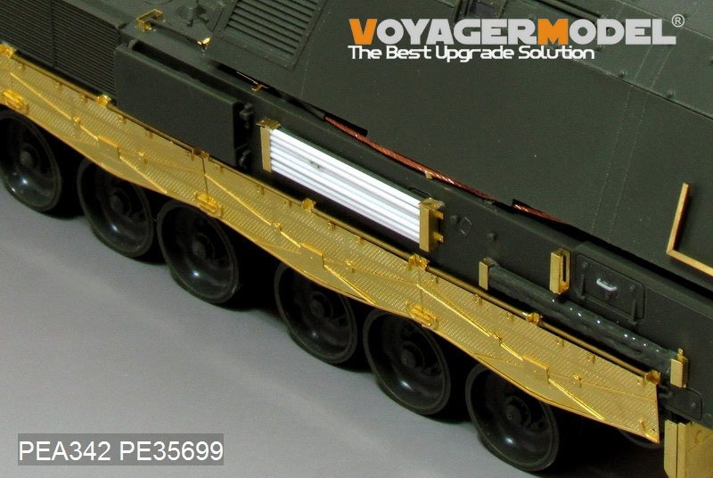 Voyager Model PEA342 Modern German PzH2000 Side skirts (For MENG TS-012) 1/35 – image 5