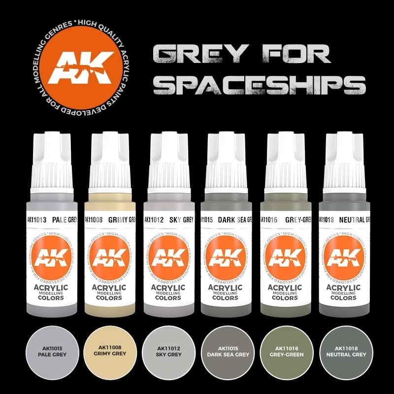 AK Interactive AK11614 3G GREY FOR SPACESHIPS – zdjęcie 2