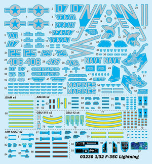 Trumpeter 03230 F-35C Lightning 1/32 – zdjęcie 4