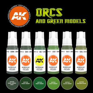 AK Interactive AK11600 3G ORCS AND GREEN MODELS – zdjęcie 2