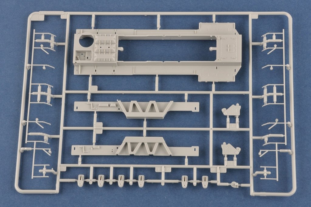 Hobby Boss 82961 German KARL-Geraet 040/041 on Railway Transport Carrier 1/72 – zdjęcie 7