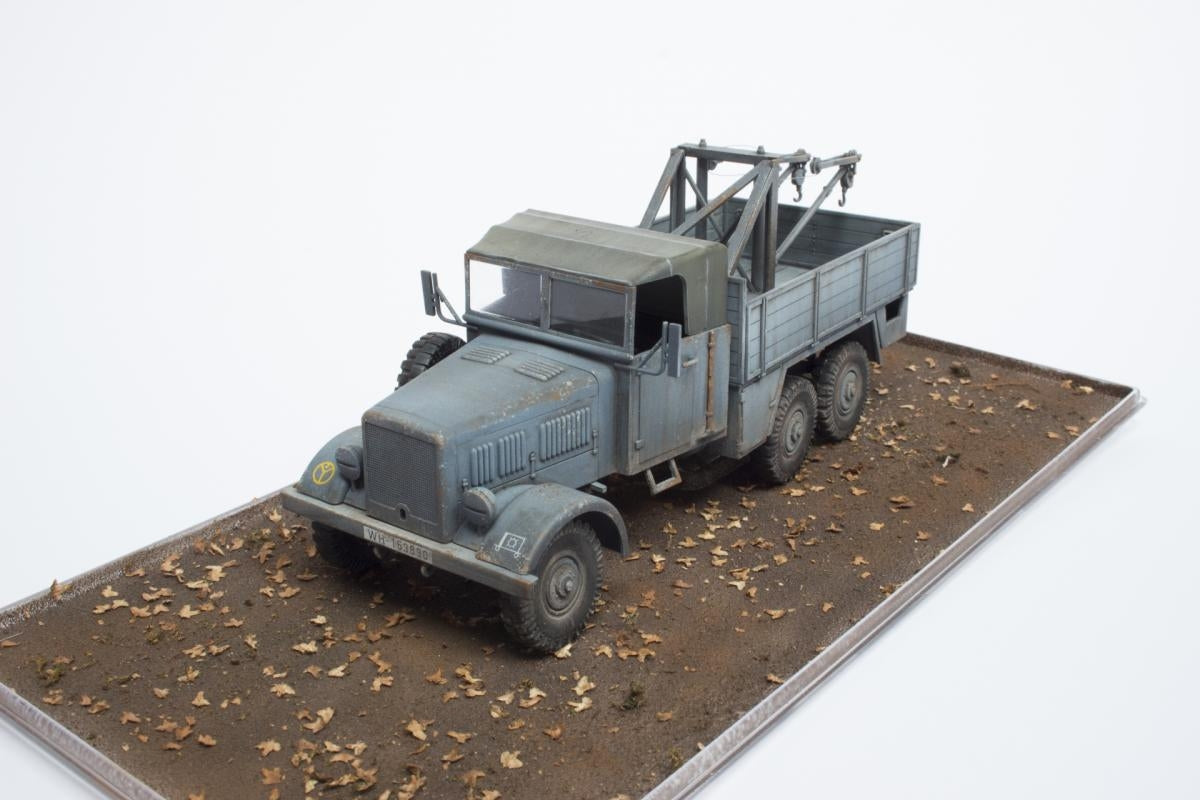 IBG 35006 Einheitsdiesel with Bilstein recovery crane 1/35 – zdjęcie 6