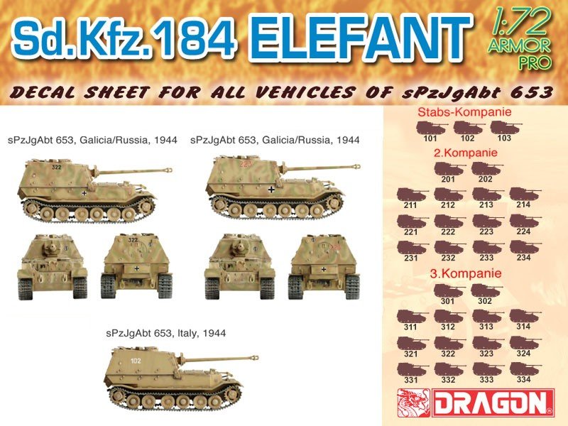 Dragon 7253 Sd.Kfz.184 Éléphant (1/72) – image 6