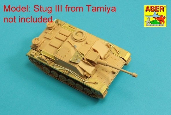 Aber 48A31 Grilles for Pz.Kpfw. III &amp;amp; Stug III Fit to Tamiya models: 32540; 32524; 32525; 32543; 1/48 – image 11