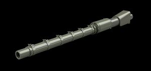 Panzer Art GB35-145 M68 Gun barrel for IDF Merkava 2B&amp;amp;D MBT 1/35