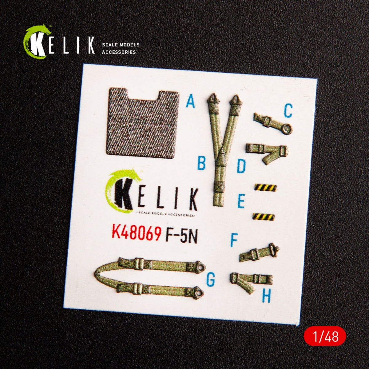 Décalcomanies 3D intérieures KELIK K48069 pour maquette AFV Club au 1/48 – image 3