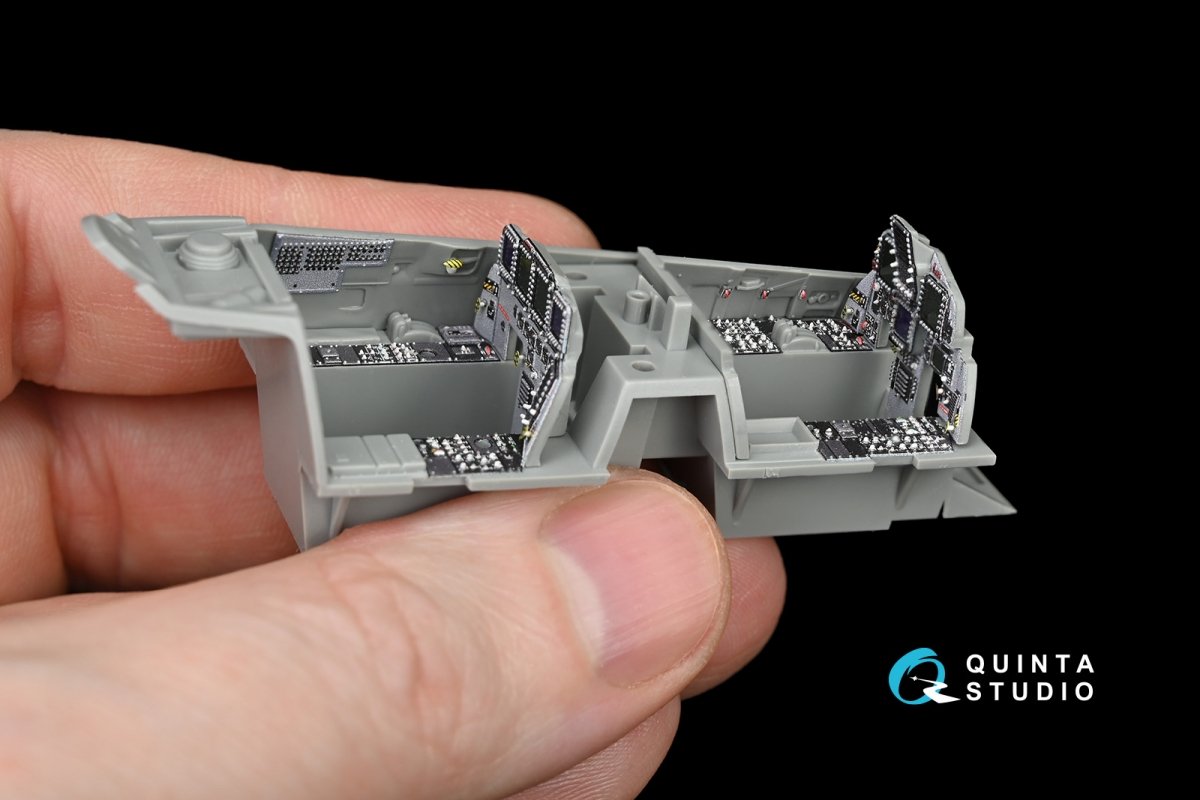 Quinta Studio QD48090 F-15E 3D-Printed &amp;amp; coloured Interior on decal paper (for GWH kit) 1/48 – zdjęcie 10