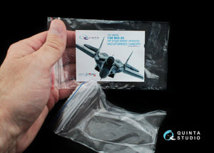 Quinta Studio QC48008 MiG-29 (All single seater version) vacuformed clear canopy (for GWH kits) 1/48 – image 5