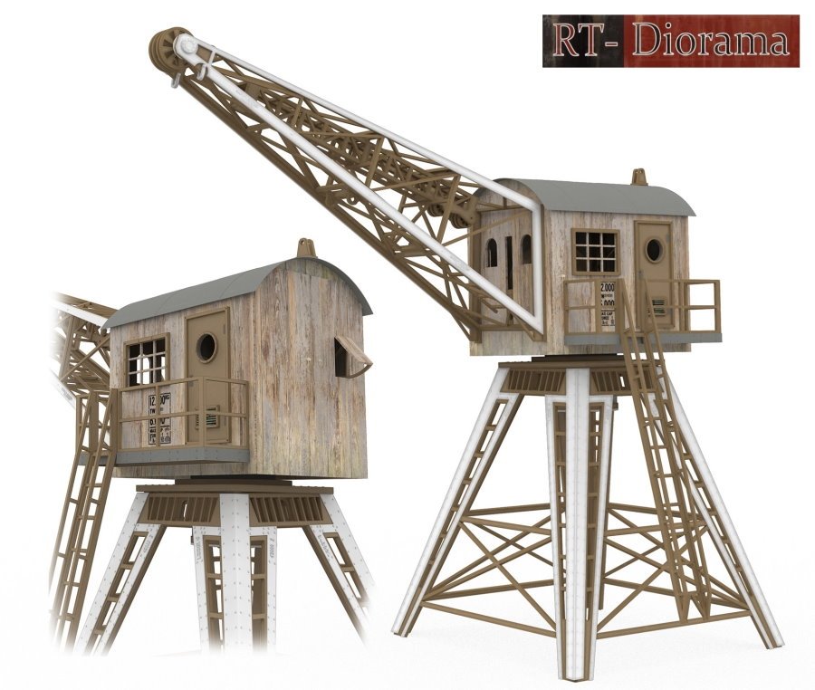 RT-Diorama 35311 12to. Harbor Crane 1/35 – zdjęcie 2