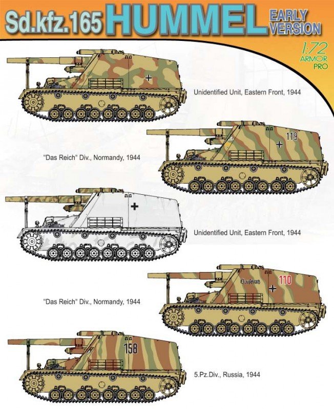 Dragon 7244 Sd.Kfz.165 Hummel 1/72 – immagine 2