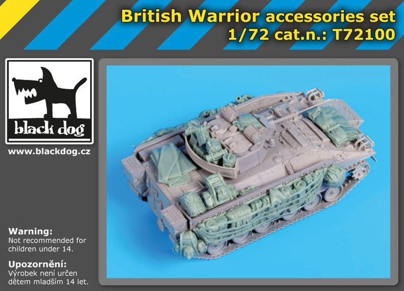 Black Dog T72100 British Warrior accessories set for Trumpeter 1/72 – zdjęcie 2