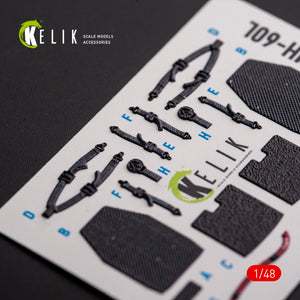 KELIK K48112 MH-60L Black Hawk - interior 3D decals for ICM kit 1/48 – zdjęcie 4