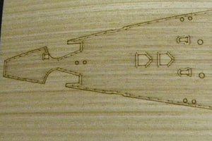 Pontos 35012WD1 DKM Scharnhorst Wooden Deck set Type 1 1/350 – zdjęcie 2
